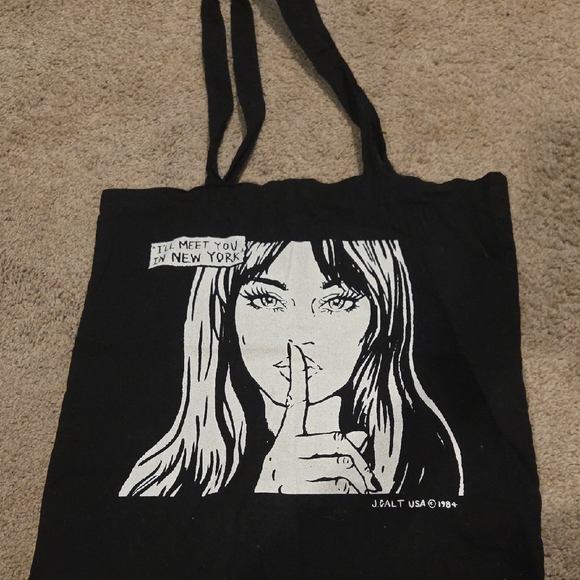 Brandy Melville Handbags - Black Graphic Tote Bag